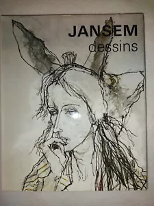 Jean Jansem dessins 1982 hc w/dj acceptable/fair cnd Pub Galerie Matignon - Imagen 1 de 23