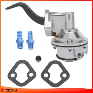 Chrome High Volume Fuel Pump For Pontiac 326 350 400 389 455 V8 8PSI 140GPH - Picture 1 of 10