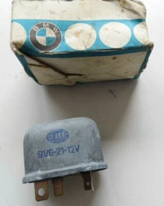 Orig. Hella, air conditioning relay for BMW 2.5CS-3.0CSL 2800CS,1968-1975, old stock - Picture 1 of 3