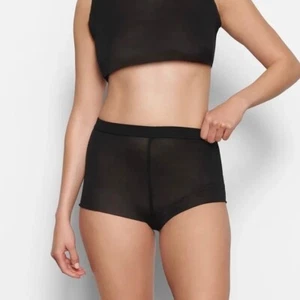 SKIMS Sleep Cheeky Shorts Onyx Womens 4X - Picture 1 of 11
