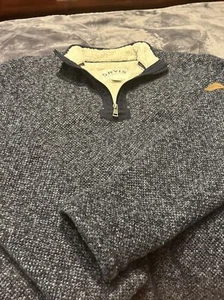 Orvis Mens Medium Half Zip Pullover Long Sleeve, Lined, NICE, Pre-Owned - Picture 1 of 7