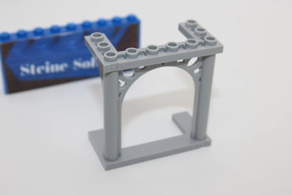 Lego (c) 1x Fenster Bogen 3x6x5 - hellgrau - Fensterelement - 40066 - Ornamente - Bild 1 von 1