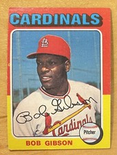 Bob Gibson 1975 Topps Baseball #150 St Louis Cardinals Ex-MT