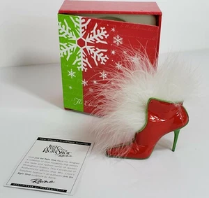 Zapato Just the Right Mrs. Claus's Snowflake Surprise - Lorraine Vail (Raine) Nuevo en caja - Imagen 1 de 9
