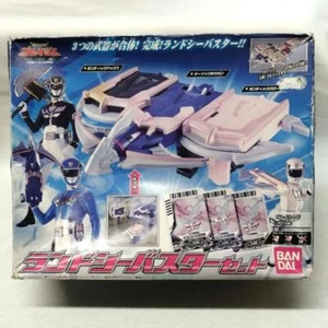 Power Rangers Land Sea Buster DX Set Bandai Goseiger with Box Japan Rare F/S - Picture 1 of 13