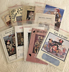 Lot of 13 Doll Craft Patterns Vintage Uncut