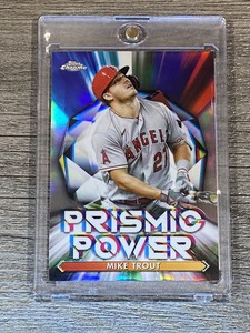 Mike Trout RARE RAINBOW TOPPS CHROME REFRACTOR SP INVESTMENT CARD MINT