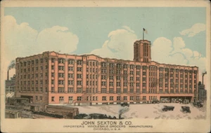 Chicago,IL John Sexton & Co Wholesale Grocers Advertising Illinois Postcard - Picture 1 of 2