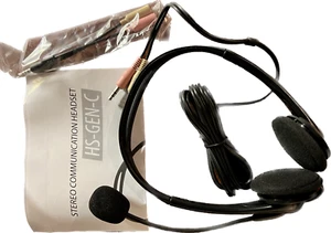 HS-GEN-C Stereo Kommunikation kabelgebundenes Headset mit Mikrofon Nuance Dragon Kabel - Bild 1 von 4