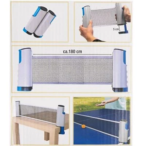 Tragbar Tischtennisnetz Tischtennis Netz ausziehbar Tischtennis Teleskop Fitness - Bild 1 von 5