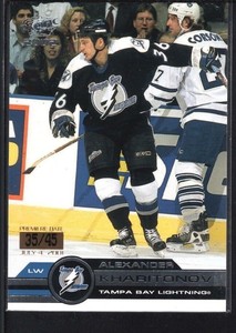 ALEXANDER KHARITONOV 2001/02 PACIFIC #352 PREMIERE DATE BAY LIGHTNING SP #35/45
