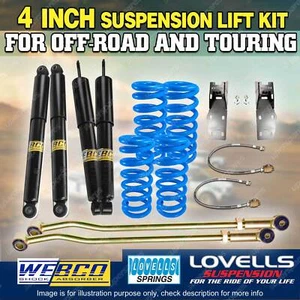 4 Inch Lift Kit Lovells Coil Panhard Rod Drop Box for Nissan Patrol GQ GU - Picture 1 of 3