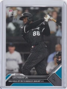 2023 TOPPS NOW PARALLEL #417 LUIS ROBERT JR CHICAGO WHITE SOX 45/49 - Picture 1 of 1