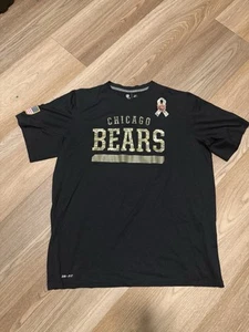 Chacago Bears Nike Dri Fit Schwarz T-Shirt Herren Größe XL - Bild 1 von 5