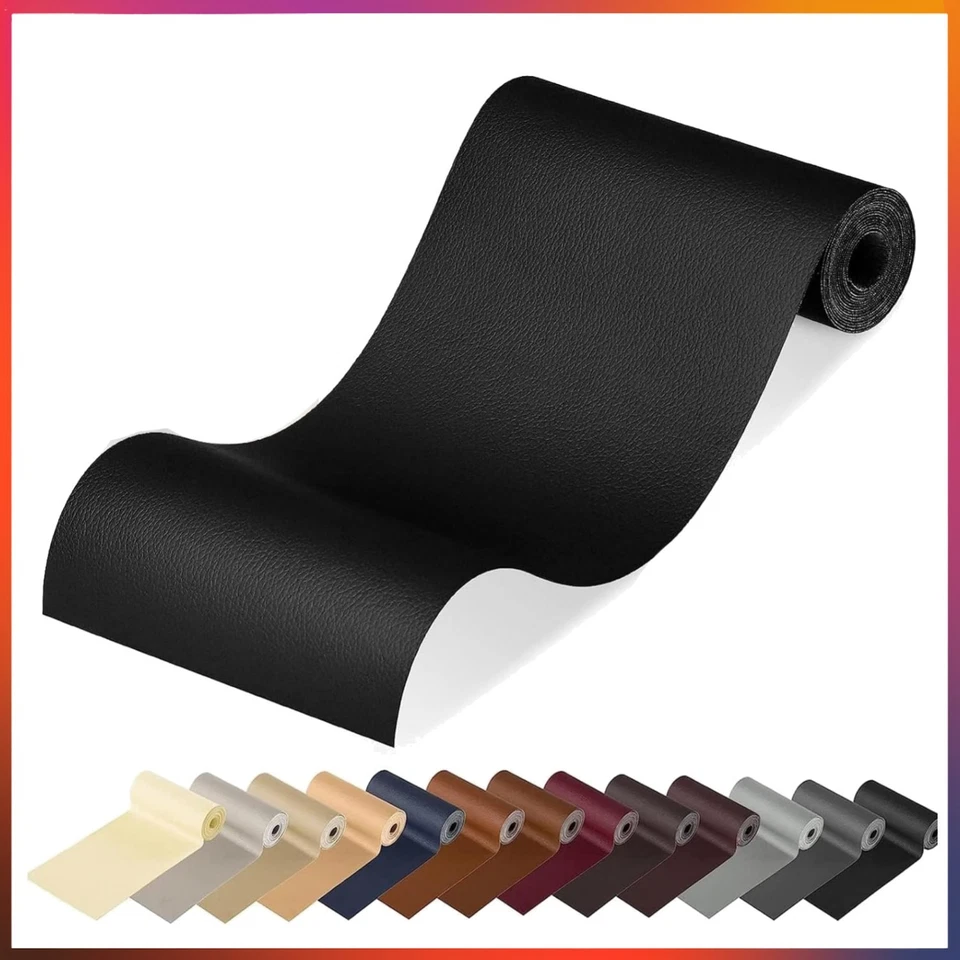 Hochwertiger Schwarzer  Patch Selbstklebend 40x200cm für Möbel und Autos - Bild 1 von 4