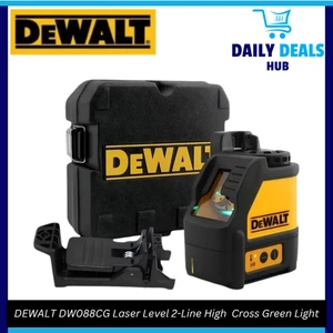 New DEWALT DW088CG 2-Line Laser Level Green Light Leveling Horizontal & Vertical - Picture 1 of 7