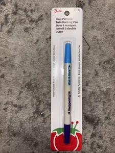 Bolígrafo Marcador Doble Propósito Dritz-Azul y Púrpura, 1 paquete de 1 pieza - Imagen 1 de 1