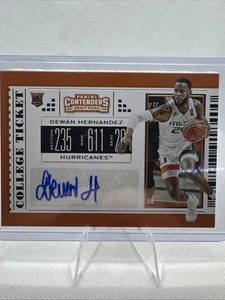 2019 Panini Contenders Draft Picks Dewan Hernandez #136 Rookie Autograph Auto - Picture 1 of 4