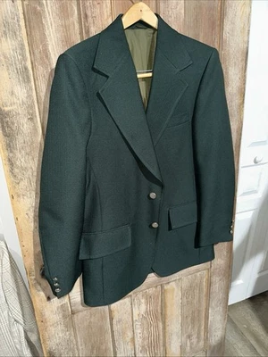 Chaqueta Vintage Aquator Hombre 39 Verde Abrigo Deportivo Botones Blazer Foto 1 de 4