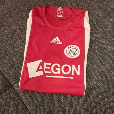 Ajax Amsterdam Niederlande Holland Trikot Shirt Größe M medium Adidas Aegon weiß - Bild 1 von 4