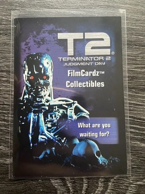 2003 TERMINATOR 2 FILM CARDZ Collectibles PROMO FOLD OUT Chase CARD T2 Artbox - Image 1 of 2