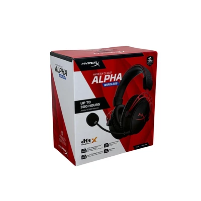 HyperX Cloud Alpha Cuffie da Gioco - Nero/Rosso - Immagine 1 di 2