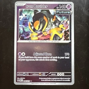 Pokemon TCG Iron Boulder Prismatic Evolutions #46 Reverse Holo - Picture 1 of 3