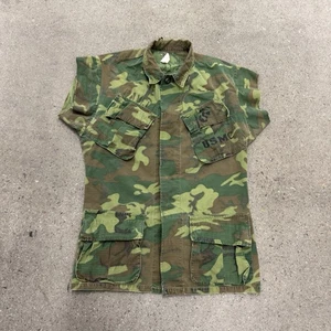 Vietnam USMC Rip Stop Shirt Jungle Fatigue Size Small - Picture 1 of 13