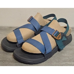 Sandalias deportivas Chaco Lowdown talla 10 M EU 43 con tiras para hombre azul verde JCH108813Z - Imagen 1 de 8