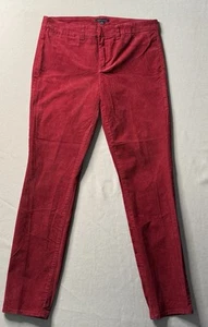 Tommy Hilfiger Women’s Corduroy Pants Size 10 Red - Picture 1 of 9