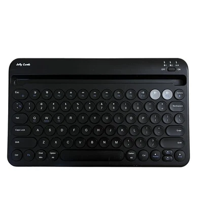 Jelly Comb Bluetooth Wireless Keyboard Multi-Device Tablet Stand Rechargeable - Image 1 of 4