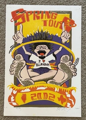 String Cheese Incident Poster S/# 100 Phish Dead Artist AJ Masthay Art Print - Image 1 of 4