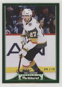 2022-23 Upper Deck Parkhurst Emerald Ice /10 Shea Theodore #115