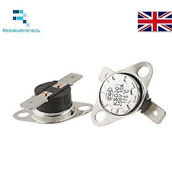 KSD301 Range 40-160 C Normally Closed NC Temperature Controlled Switch 250V 10A • 3.49£