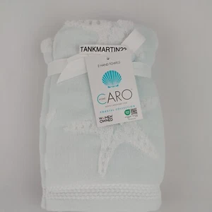 Caro Home (2) Handtuch blau Seestern wendbar Ozean weich - Bild 1 von 7