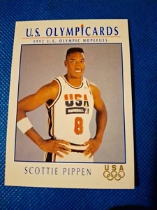 1992 SCOTTIE PIPPEN IMPEL DREAM TEAM USA CARD #15 CHICAGO BULLS BLAZERS ROCKETS - Picture 1 of 2
