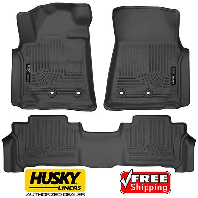 Alfombrillas HUSKY WeatherBeater para 13-21 Toyota Land Cruiser Lexus LX570 LX 3 piezas Foto 1 de 4