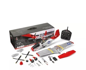 RC Airplane Warbird Fighter RTF XK A280 P-51 Mustang 3D/6G System BRAND NEW - Picture 1 of 2