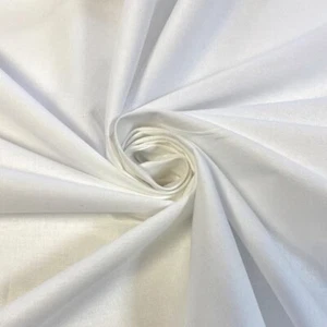 Muslin Fabric/Textile - Medium Weight - 100% White Cotton (60in Wide) - Picture 1 of 9