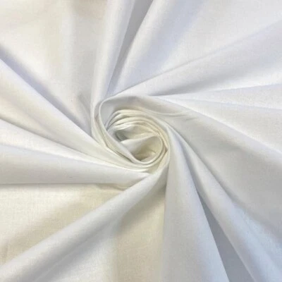 Muslin Fabric/Textile  - Medium Weight - 100% White Cotton (60in Wide) - Image 1 of 4
