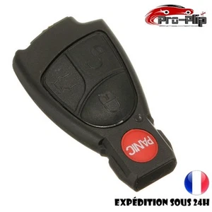 COQUE CLE PLIP pour Mercedes Benz E C R CL SL CLK SLK 4 boutons PANIC BOITIER TE - Imagen 1 de 1