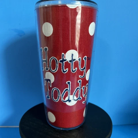 Mee Too Ole Miss Rebels Hotty Toddy Tumbler Red Blue Cup No Lid Cover