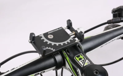 SUPPORTO ALLUMINIO BICI BIKE MOTO PORTA TELEFONO PER CELLULARE GPS SMARTPHONE - Immagine 1 di 3