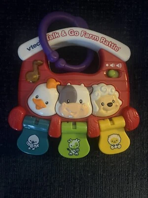 Vtech Talk & Go Farm Rattle - educational farm animal toy - Image 1 of 2