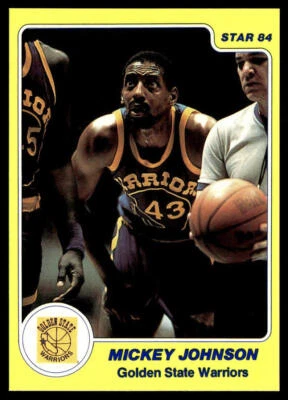1983-84 Mickey Johnson STAR Basketball #258 *NICE* Golden State Warriors - Image 1 of 2