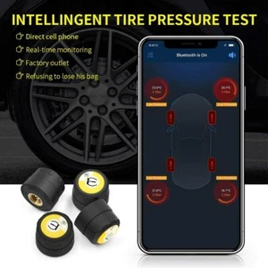 Bluetooth Car TPMS Tire Pressure Monitor System BT-4.0 BLE for iOS or Android UK - Picture 1 of 6