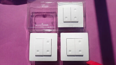 Legrand 200857 - Interrupteur Volet Roulant Sans Fil NILOE BLANC centralisation - Photo 1/4