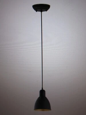 EGLO Priddy 6,1 pulgadas W x 82,17 in. Colgante H 1 Luz Exterior Negro y Dorado Foto 1 de 4