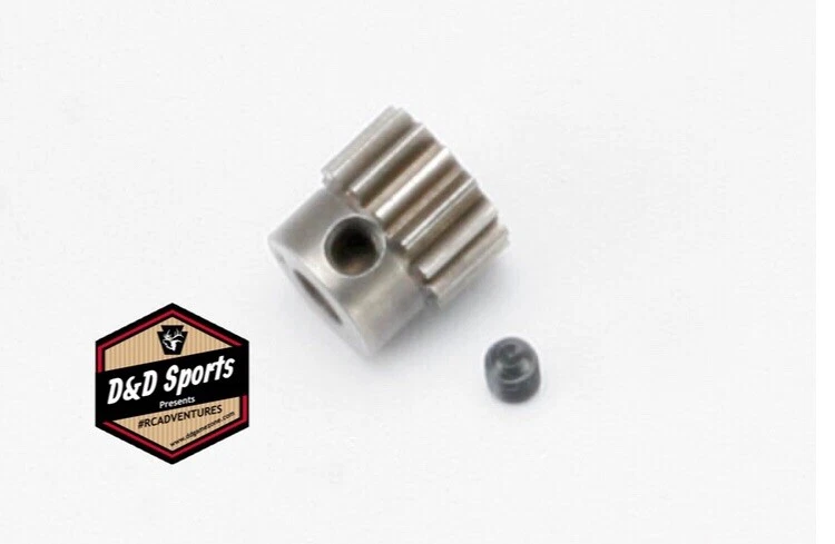 Traxxas 5640 - Steel Pinion Gear, 0.8 Metric Pitch, 5mm Shaft, 14T & Set Screw - Image 1 of 1