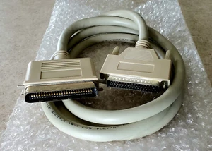 External SCSI cable 6ft Centronics 50-pin Male to Male DB50 50 pin 3 row x Compu - Picture 1 of 1